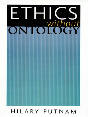 cover image of Ethics without Ontology